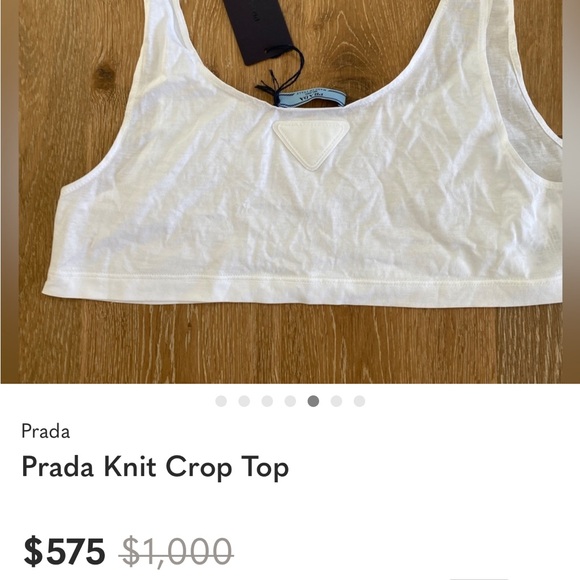 Prada White Intimate Top - Picture 6 of 7
